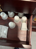 聚御瓷品茗杯潮汕家用功夫茶杯套装羊脂玉白瓷小茶杯陶瓷喝茶杯子闻香杯 炫纹闻香杯[4.8*5cm] 40ml 8只 实拍图