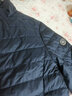 鸭鸭（YAYA）冬装轻薄羽绒服男立领修身轻型短款保暖运动外套KLZ 黑藏蓝色 2XL /185 实拍图