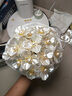 荣花施玉兰花花束手工diy材料包自制手捧花情人节女友生日母亲节礼物龖 玉兰花花束【可做21朵】+礼品袋 实拍图