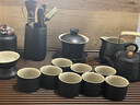 豪峰2025新款整块实木茶盘一体烧水壶家用黑陶整套茶具套装父亲节礼物 实拍图