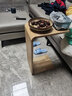 始之选物 创意C型沙发边几客厅可移动茶几极简飘窗小桌子卧室床边桌床头柜 【标准款】等长-原木色 实拍图