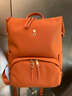 爱可乐（Echolac）双肩包女时尚背包潮流休闲包电脑包高档轻奢礼盒送女朋友CKP2075 珊瑚橘【L号可放15吋笔记本】 实拍图