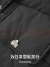 森马（Semir）羽绒服女中长款格子宽松2023冬连帽插肩袖质感厚外套107823113009 晒单实拍图