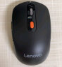 联想（Lenovo） 无线蓝牙双模鼠标 蓝牙5.0/3.0 便携办公鼠标 人体工程学设计 Howard黑色 实拍图