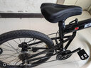 EROADE德国折叠山地自行车男成人青少年学生超轻便携铝合金越野变速赛车 黑色【宙马X2】全铝合金双油碟 24寸-适合身高150-170cm 24速 实拍图