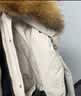 雪中飞羽绒服男士冬季户外工装派克服可拆卸毛领时尚撞色加厚外套情侣款 实拍图