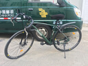 Jeep吉普公路自行车男女变速700C细轮碟刹弯把跑车越野学生赛车速飞 弯把-军绿色 21速高配 26英寸 实拍图