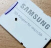 三星（SAMSUNG）128GB TF（MicroSD）内存卡 读180MB/s写130MB/s 游戏机无人机运动相机高速存储卡 含SD适配器 实拍图