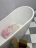 斯博朗（SI BO LANG）独立浴缸家用亚克力1.4-1.7m坐泡卫生间卫浴一体民宿酒店贵妃缸 白色空缸（带下水器） 1.7m 晒单实拍图