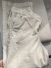 无印良品（MUJI）女式 弹力灯芯绒宽版裤 休闲阔腿长裤子秋冬款 BEE07C2A 象牙色 M 160/66A 实拍图