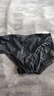 爱慕内衣女士内裤中腰平角性感内裤女薄款刺绣蕾丝花园内裤AM231791 黑色 1条 M (165) 实拍图