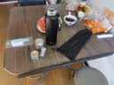 恩尔美（nRMEi）全钢保温杯男泡茶水分离杯超大容量不锈钢带滤网便携户外水壶杯子 商务黑1000ML【茶水分离升级版】 实拍图