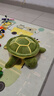 泉碧焱乌龟玩偶公仔绿毛小海龟布娃娃毛绒玩具儿童抱枕生日七夕新年礼物 柔软海龟睡眠抱枕  45cm（0.4KG) 实拍图