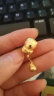 吉盟珠宝 黄金吊坠项链足金生肖吊坠本命年十二生肖3D硬金母亲节礼物 呆呆鼠YP003（约2.15g） 实拍图