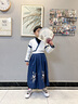 爱宝适儿童汉服六一男女童国学服夏古装中国风学生儿童节演出服三字经 如意拼接-直袖款 140 实拍图