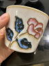 千代源日本原装进口冲绳玫瑰餐具 日式家用陶瓷碗花碗盘子汤碗面碗饭碗 茶杯160ml 实拍图