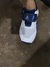 足力健老人鞋中老年轻软透气休闲鞋防滑夏凉鞋2421510J 男-白/蓝 40 实拍图