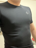 准者冰感短袖压缩衣2026速干高弹健身服训练运动跑步T恤背心紧身衣男 【左胸LOGO】短袖-纯正黑 Z119110602 XL (180) 实拍图