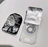 可啦啦精选美瞳日抛大小直径自然2片试用近视隐形眼镜 C位聚焦黑600度 实拍图