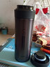 膳魔师（THERMOS） 保温杯水杯JMK不锈钢杯子茶隔泡茶杯470ml团购定制LOGO刻字 JMK-500-BK黑色 实拍图
