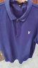 花花公子（PLAYBOY）T恤男短袖夏季男士polo打底衫翻领商务休闲上衣服男装 藏青 2XL  实拍图