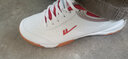 回力运动鞋牛筋底防滑训练鞋男女情侣鞋透气舒适学生比赛乒乓球鞋 WT100白红 41 (255mm) 尺码标准 实拍图