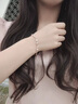 Vana【鱼生有你】足银手链女生毕业生日礼物送女朋友老婆 海豚手链（玫瑰金色） 实拍图