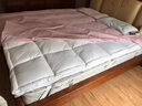 COZY EARTH 出口五星酒店羽绒床褥垫子95%白鹅毛绒双层宿舍加厚保暖护垫5CM 白色 1.8米*2.0米 实拍图