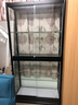欣雪手办展示柜礼品货架防尘小型家用透明玻璃柜玩具展示架产品乐高柜 90*35*180含玻璃 实拍图