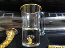 梵卡奇（FANKAQI）金箔白酒杯套装分酒器家用小酒杯酒壶高档酒具送长辈乔 圆圆满满金箔【8杯8壶】 实拍图