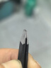 欧亿姿（oeiez）眉夹夹子修眉小镊子拔毛钳男拔胡子胡须假睫毛镊子拔眉修眉工具 【黑色平/斜】2支装+收纳盒 实拍图