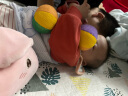 jollybaby婴儿视力追视训练宝宝手抓球触觉感知摇铃球类玩具-训练哑铃-彩色 实拍图
