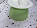 茶花（CHAHUA） 塑料痰盂尿盆儿童便盆宝宝坐便器老人马桶小便器尿壶尿桶带盖子 【新款绿色1个】痰盂 实拍图