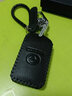 马自达cx-4钥匙套3昂克赛拉CX5睿翼阿特兹次世代30马自达6/8车真皮包扣 E款一键启动-黑皮白线 实拍图