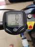 无线公路自行车码表中文防水里程表山地车测速器单车骑行迈速度表配件码表 1.4寸屏夜光码表【有线版】 实拍图