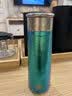 厚岸 纯钛保温杯商务水杯男女冬天保暖喝水泡茶杯子车载便携送礼物品 锦扇330ml 实拍图