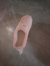绚初棉拖鞋男士冬天保暖居家防滑毛绒软底室内情侣半包跟棉拖女 字母 皮红 38-39 (适合37-38码穿) 实拍图