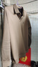 皮尔卡丹（pierre cardin）秋冬季加绒加厚假两件polo.衫高档中年商务翻领纯棉长袖T恤打底衫 2599-浅卡其 加绒 XL 175码 建议135-150斤 实拍图