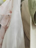 三彩【一帘相思】2024夏季新款针织开衫V领流苏系带毛衫外套短女 米白色 160/84A/M 晒单实拍图