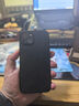 尚苏 适用于 iPhone13ProMax手机壳苹果13promax保护套防摔镜头全包简约轻奢羊巴皮硅胶外壳女男款黑色 实拍图