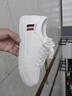 回力男鞋秋冬季小白鞋男士新款百搭韩版简约风休闲皮面透气运动板鞋子 白黑 42 实拍图