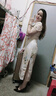 丹珠娜（DanZhuNa）新中式连衣裙女装2025夏季新款气质改良国风少女旗袍改良裙子夏天 1219旗袍裙（无饰品） L 实拍图