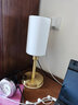 朗科雷触摸卧室床头灯极简全铜台灯美式温馨氛围灯书房桌感应可调光遥控 白玉玻璃罩+3瓦暖光灯泡 实拍图
