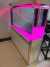 汉霸超白玻璃生态底滤鱼缸客厅家用大型水族箱懒人智能金鱼缸 金+白 屏风1.5米X40cm宽X153cm高 晒单实拍图