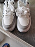 昌祥回力男鞋秋季2025新款休闲皮鞋男士冬季板鞋学生青少年百搭运动鞋子男 白灰 40 （建议拍大一码） 实拍图