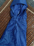 天堂伞天堂雨衣自行车一体式雨衣男女雨披单车雨披当反光条挡风防雨单人 蓝色 实拍图