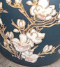 爵遇良品 精品紫砂花盆带托盘君子兰盆大口径蝴蝶兰宜兴紫砂盆圆形绿植盆 特大 宝蓝色-玉兰蝶舞(配底座) 大 实拍图
