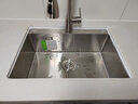 九牧（JOMOO）水槽304不锈钢厨房大单槽多功能水池洗菜盆洗碗盆 02389【58*43】含旋转龙头 实拍图