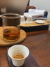 南山先生 黑陶储水式干泡茶盘茶具 功夫茶具小号茶台托盘陶瓷 抚琴茶盘（小） 实拍图