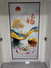 喜巢走廊装饰画入户玄关自粘壁画过道轻奢中式贴画竖版现代山水墙贴画 九鱼聚福02竖款 100cm x 200cm 实拍图
